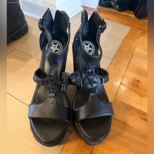 BlackCraft wedges worn once